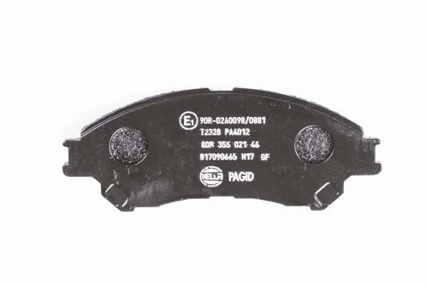 Compre 8DB355021461 HELLA Sapatas do freio dianteiras de disco