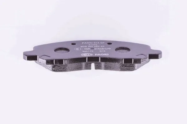 Sapatas do freio dianteiras de disco HELLA 8DB355009671