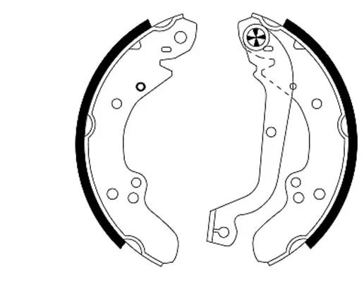 Compre 583054FA00 Hyundai/Kia Sapatas do freio traseiras de tambor