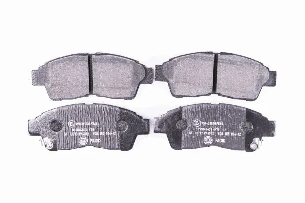 Compre 8DB355016421 HELLA Sapatas do freio dianteiras de disco