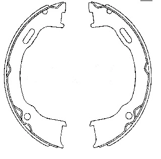 Sapatas do freio de estacionamento para Ford Ranger  ER