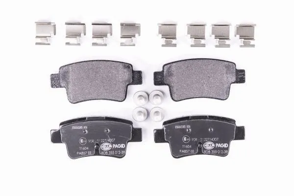  Sapatas do freio traseiras de disco Fiat Punto GRAND hatchback (199) (2005 - 2018) GRAND