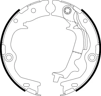  Sapatas do freio de estacionamento Hyundai Tucson II SUV (TM) (2010 - 2015) II
