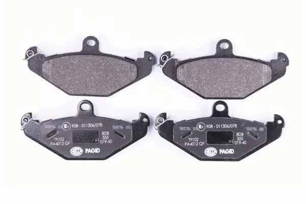  Sapatas do freio traseiras de disco Renault 21 сaixa (S48) (1986 - 1994) 