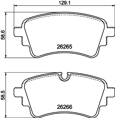 Sapatas do freio traseiras de disco Audi A4 preço, a partir de 69,62 USD