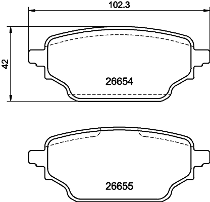 Sapatas do freio traseiras de disco VAG 95C698151 preço, a partir de 40,89 USD