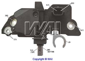 Relê-regulador do gerador (relê de carregamento) WAI IB321