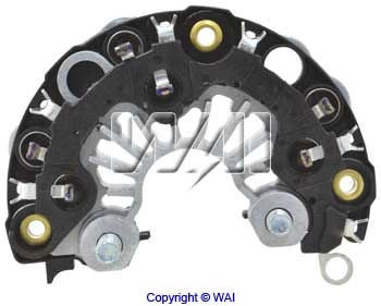 Eixo de diodos do gerador para Opel Corsa D S07