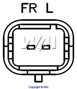  Relê-regulador do gerador (relê de carregamento) Volvo S40 I sedan (VS) (1995 - 2003) I