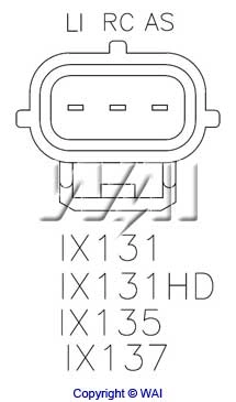Relê-regulador do gerador (relê de carregamento) para Ford Focus I DFW