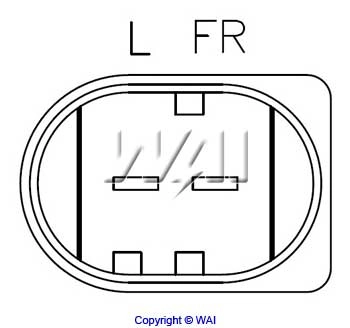 IB6026 WAI Relê-regulador do gerador (relê de carregamento)