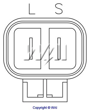 Relê-regulador do gerador (relê de carregamento) para Nissan Sunny III N14