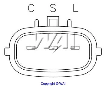 Relê-regulador do gerador (relê de carregamento) para Subaru Forester II S11, SG