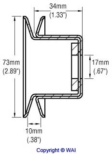 Polia do gerador para Volkswagen Transporter T3 24, 25, 251