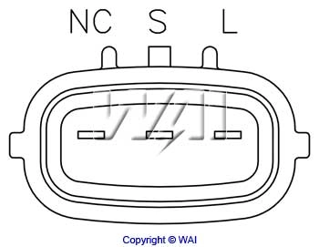 Relê-regulador do gerador (relê de carregamento) para Subaru Legacy III BE, BH