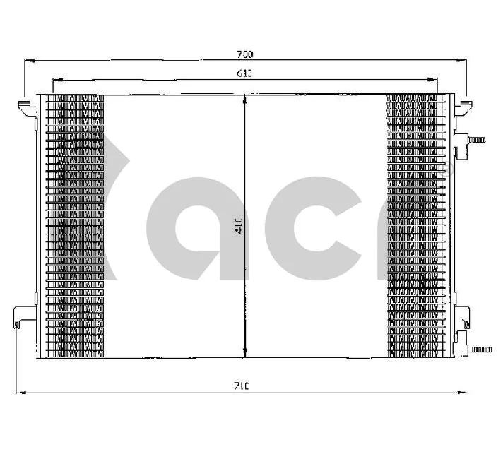 Radiador de aparelho de ar condicionado General Motors 876094M preço, a partir de 81,72 USD
