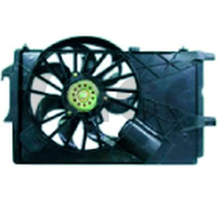 Ventilador elétrico de esfriamento montado (motor + roda de aletas) Opel Meriva A 