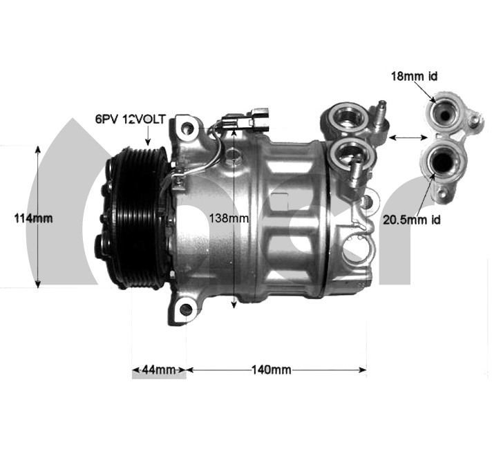 Compressor de aparelho de ar condicionado ACR 130524 preço, a partir de 344,14 USD