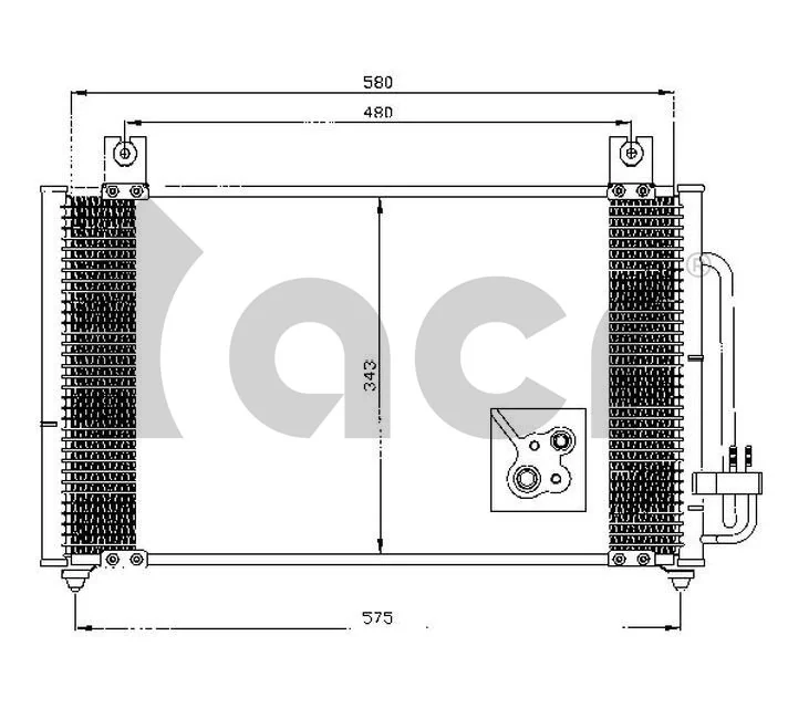Compre Radiador de aparelho de ar condicionado KIA Rio 1