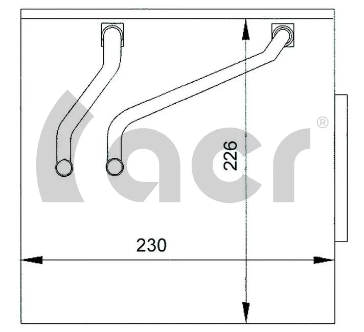 Vaporizador de aparelho de ar condicionado para Ford Fiesta Mk5 JH, JD
