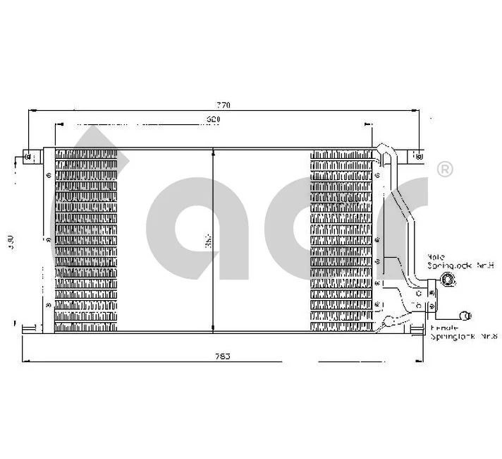 Compre Radiador de aparelho de ar condicionado Ford Transit 4