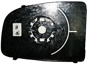 Elemento espelhado do espelho de retrovisão direito 8151LK Fiat/Alfa/Lancia