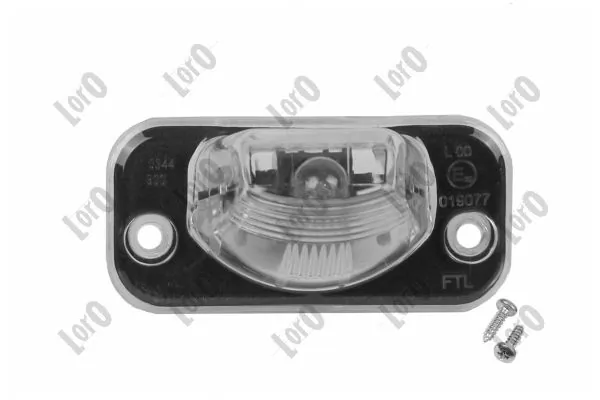 Lanterna da luz de fundo de matrícula traseira Volkswagen Transporter T4 70B, 70C, 7DB, 7DK, 70J, 70K, 7DC, 7DJ