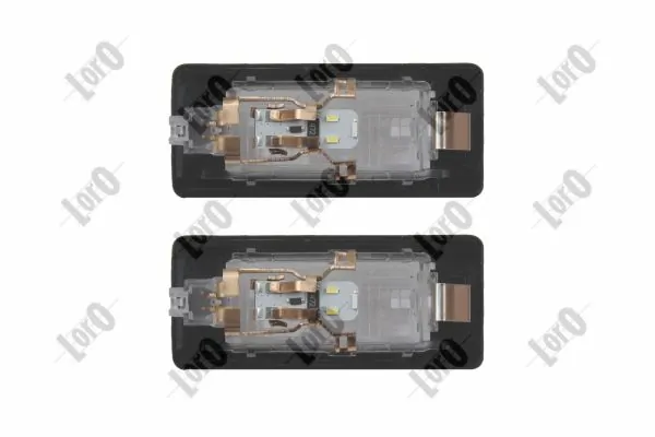 Lanterna da luz de fundo de matrícula traseira Volkswagen Jetta VI 162, 163, AV3, AV2, AY2, AY3
