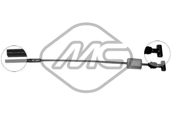 Compre 302042 Beca Cables Cabo do freio de estacionamento dianteiro