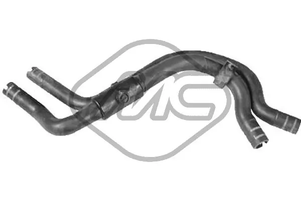 Mangueira do radiador de aquecedor (de forno), dupla 46825333 Fiat/Alfa/Lancia