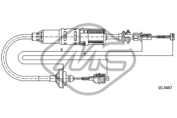 Cabo de embraiagem 707025 Beca Cables