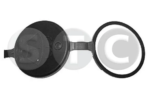 Tampa de tanque de fluido para lavador para Peugeot 307  3A, 3C