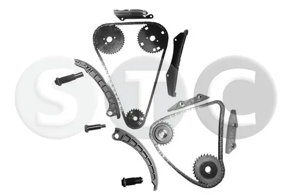 5802009660 Peugeot/Citroen Cadeia do mecanismo de distribuição de gás, kit