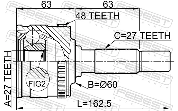 Junta homocinética externa dianteira Mercedes Vito preço, a partir de 44,21 USD