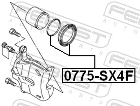 Kit de reparação de suporte do freio dianteiro Mercedes A  W169