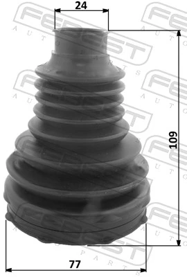 1815PMOKT Febest Bota de proteção interna de junta homocinética do semieixo dianteiro