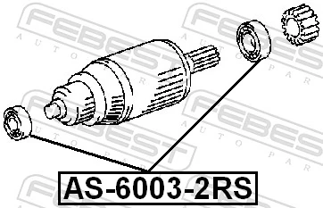 ME700038 Mitsubishi Rolamento do motor de arranco