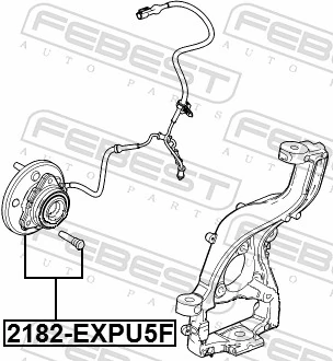  Cubo dianteiro Ford Explorer SUV (U251) (2006 - 2010) 