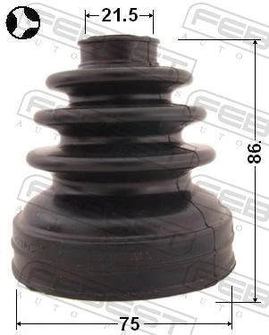 Compre Bota de proteção interna de junta homocinética do semieixo dianteiro Nissan Primera 