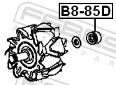 Compre Rolamento do gerador Mazda 6 