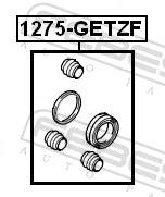 Kit de reparação de suporte do freio dianteiro Hyundai Getz  
