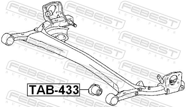 Bloco silencioso de viga traseira (de plataforma veicular) Toyota Yaris preço, a partir de 10,99 USD