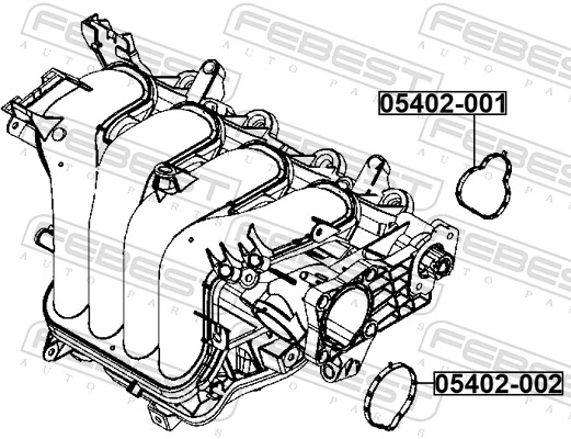 Vedante da válvula de borboleta Mazda 2 2 DE