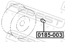 Porca de roda para Toyota Land Cruiser  J200