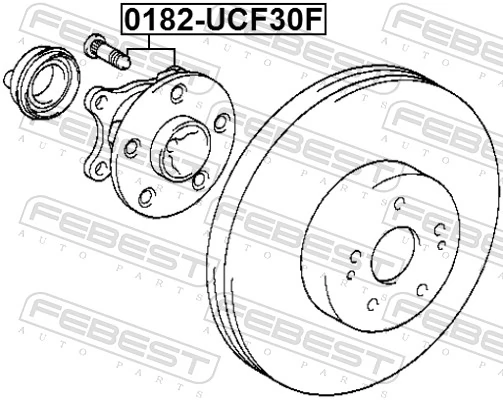  Cubo dianteiro Lexus LS sedan (UCF30) (2000 - 2006) 