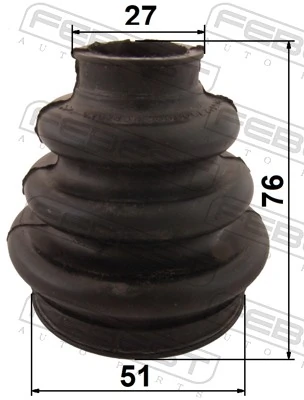  Bota de proteção interna de junta homocinética do semieixo dianteiro BMW X1 SUV (E84) (2009 - 2015) 