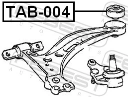 Compre 4865533040 Toyota Bloco silencioso dianteiro do braço oscilante inferior