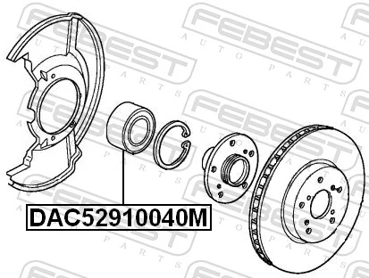 Compre Rolamento de cubo dianteiro Honda Accord 8
