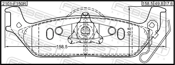 Sapatas do freio traseiras de disco Ford 8L3Z2V200B preço, a partir de 36,78 USD