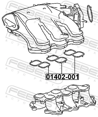 Vedante superior de tubo coletor de admissão para Toyota Camry VI V40
